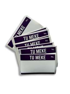 Tu Meke eggshell stickers