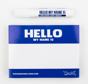 Stickers: Montana Stickers: Hello Pack Blue