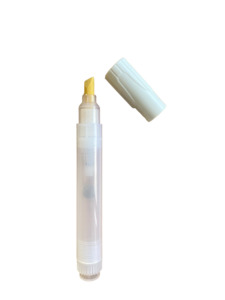 Empty: 6.5mm Empty Angled chisel marker