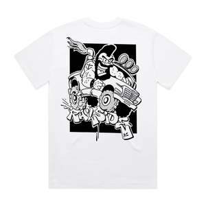 Railside x MrTee RCA T-shirt: Truckin Hard