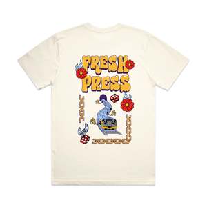 Fresh Press Clothing: Fresh Press T Shirt: Roach (Ecru)