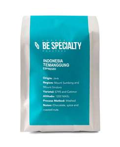 Single Origin Espresso: Indonesia Temanggung (Espresso)