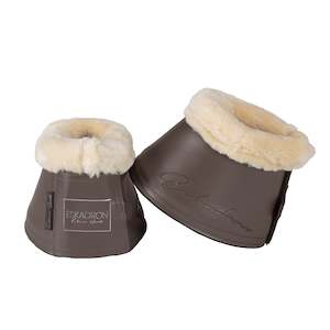 Horse Boots: ESKADRON CLASSIC SPORTS GLAMSLATE FAUX FUR BELL BOOTS