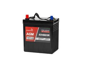 Products: S34B20R AGM Battery NZ Hybrid B20R 340CCA Duramax Best Batteries