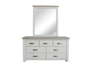 Tallboy Tables: Haven Dresser with Mirror