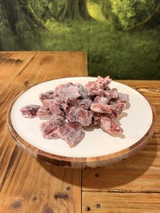 Products: Boneless diced Goat steak 1kg