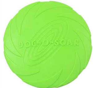 Pet Toys: Bite Resistant Silicone Dog Frisbee
