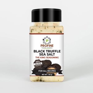 Products: Tuber Black Truffle Sea Salt 140g PET Container