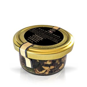 Products: Tuber Black Truffle Slices Carpaccio 50g Jar