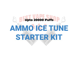 Vape Devices: AMMO ICE TUNE STARTER KIT 20000 PUFFS