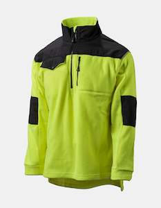 Fleece: Quest Fleece 1/2 Zip Top Lime