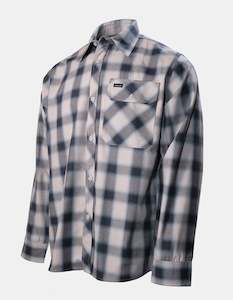 Men: Tussock Shirt Open Front Navy