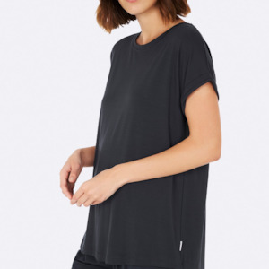 Boody Lounge Wear M 1: Boody Downtime Lounge Top Storm Medium