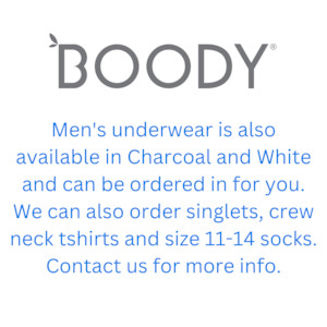 Boody Bamboo Mens Underwear Small: Boody Mens Underwear Available for Order