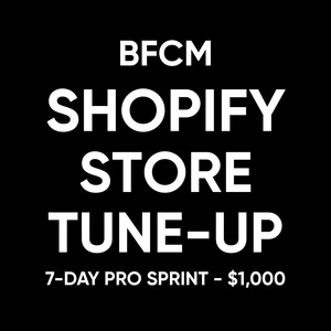 shopify development studio: Black Friday Tune Up