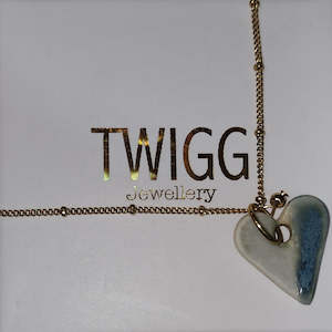 Porcelain Heart Necklace