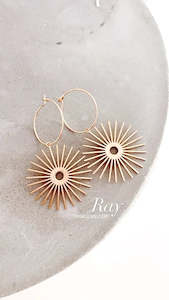 Winter 2023: Ray Satin Brass Hoops