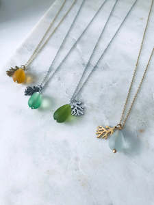 Twigg: Seaglass Ocean Tear Necklace