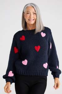 Holiday Trading: Heart on My Sleeve Knit