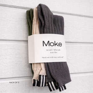 Moke: Lily Wool Blend Socks