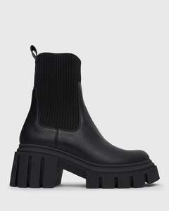 Womens Boots: CHLOE Chunky Platform Sock Boots