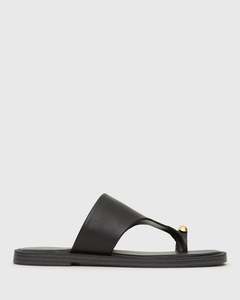 Womens Best Sellers: PRE-ORDER DOLPHIN Leather Thong Sandals