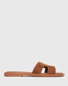 VIV Leather Flat Sandals