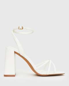 PRE-ORDER SOLANA Strappy High Block Heel Sandals
