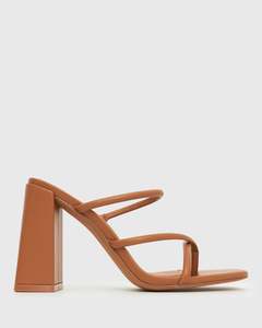 PRE-ORDER SHAQ High Block Heel Mules