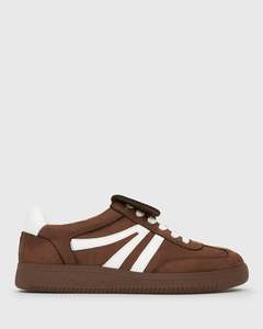 Wider Fit BUTTERSCOTCH Low-Top Lace-Up Sneakers