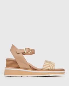 PRE-ORDER SANDREA Stacked Heel Wedges