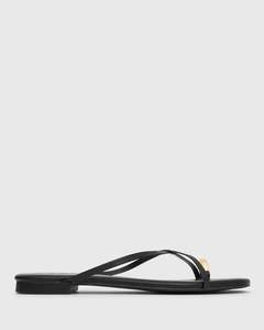 MANTRA Leather Flat Strappy Sandals