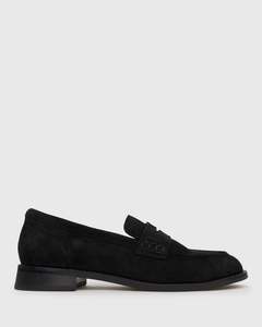 CASSIE Leather Penny Loafers