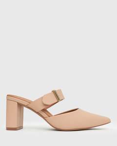 Womens Sustainable Edit: FREDDIE Vegan Point Toe Mules