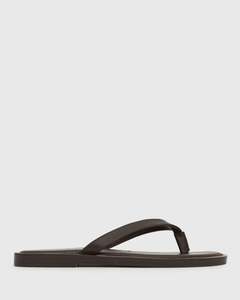 Womens Back In Stock: PRE-ORDER CRUSH Leather Thong Sandals