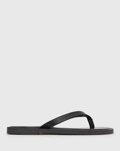 CRUSH Leather Thong Sandals
