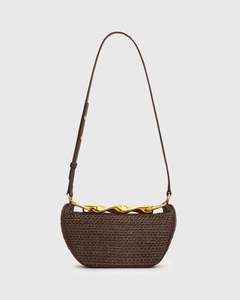 Womens Handbags: BILLIE Raffia Crossbody Bag