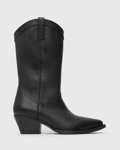 Womens Boots: HOWDY Leather Western Boots