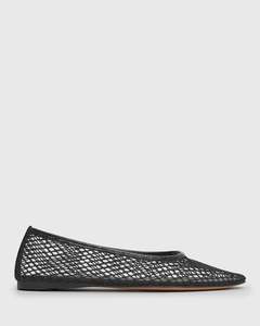 Womens Ballets: LOGAN Mesh Ballet Flats
