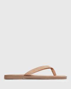 CRUSH Suede Leather Thong Sandals