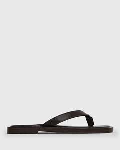 CRUSH JUNIOR Leather Thong Sandals