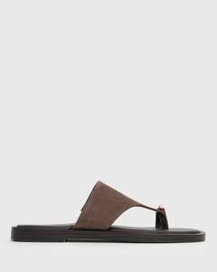 DOLPHIN JUNIOR Leather Thong Sandals