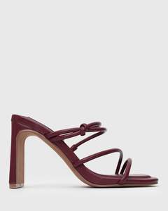 Wider Fit CLEOPATRA High-Heeled Strappy Mules