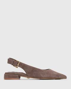 CHAPS Leather Slingback Pumps