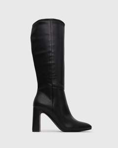 Wider Fit PRIME Block Heel Knee High Boots