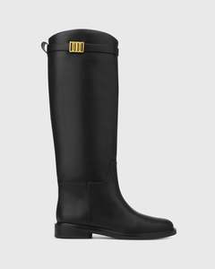 SADDLE Flat Riding Boots