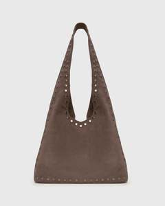 FREYA-S Suede Leather Stud Bag