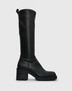 Womens Boots: PRE-ORDER SAWYER Platform Knee High Boots