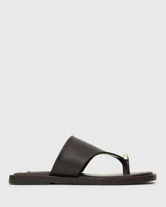 PRE-ORDER DOLPHIN Leather Thong Sandals