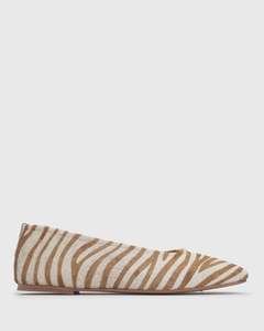 COOPER Leather Pony Hair Ballet Flats